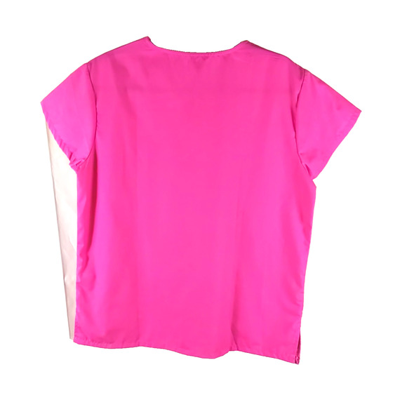 Scrubs Women's Pink Scrub Top Size Medium Medical Nursing - Picture 2 of 5
